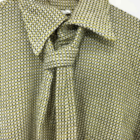 クリストフルメール CHRISTOPHE LEMAIRE 90S 初期タグ カシミヤ混 ロングスリーブポロニット メンズ JPN:2