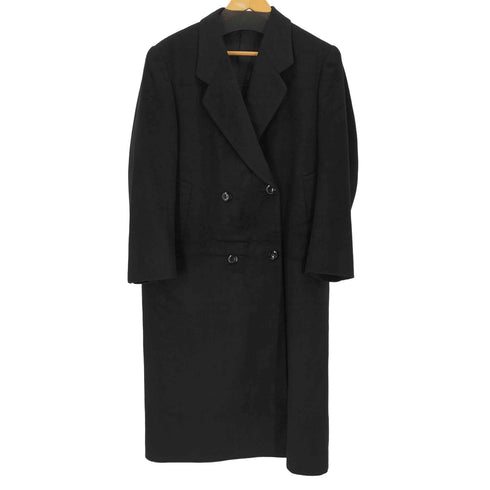 英国製 MOORBROOK Pure Cashmere ダブルブレストロングコート メンズ