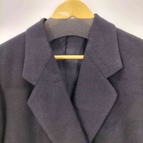 英国製 MOORBROOK Pure Cashmere ダブルブレストロングコート メンズ
