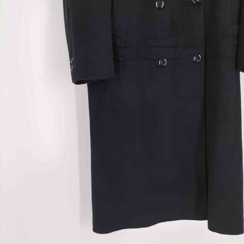 英国製 MOORBROOK Pure Cashmere ダブルブレストロングコート メンズ