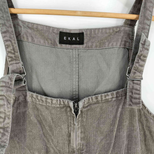 エカル EKAL コーデュロイ サロペット オーバーオール レディース ONE SIZE