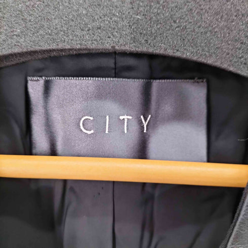 シティー CITY ウール ダブルクロスジレ レディース FREE