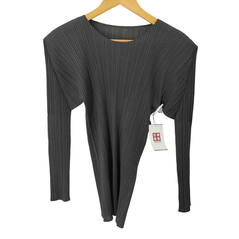 プリーツプリーズイッセイミヤケ PLEATS PLEASE ISSEY MIYAKE プリーツ加工 プリーツプリーズ 長袖カットソー レディース 3