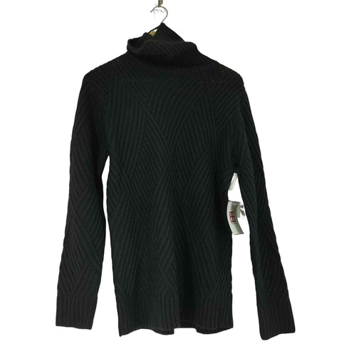 テットオム TETE HOMME ダイヤ柄 タートルネック ニット メンズ L