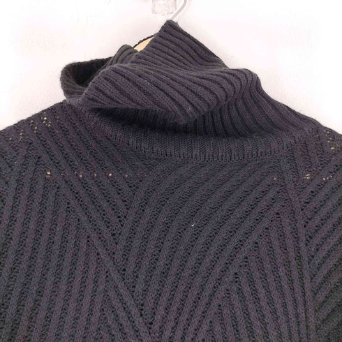 テットオム TETE HOMME ダイヤ柄 タートルネック ニット メンズ L