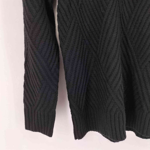 テットオム TETE HOMME ダイヤ柄 タートルネック ニット メンズ L