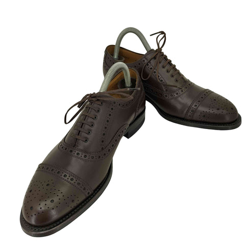グラッドハンド GLADHAND SEMI BROGUE OXFORD SHOES レザー オックスフォードシューズ レディース JPN:24