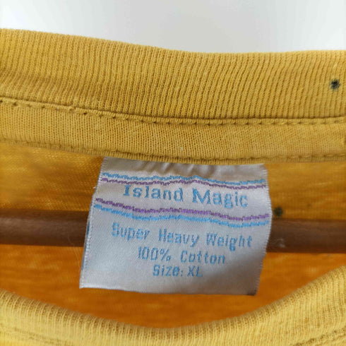 lsland Magic Reggae Red Stripe レゲエ ジャマイカ 企業ロゴ S/S Tシャツ メンズ import:XL