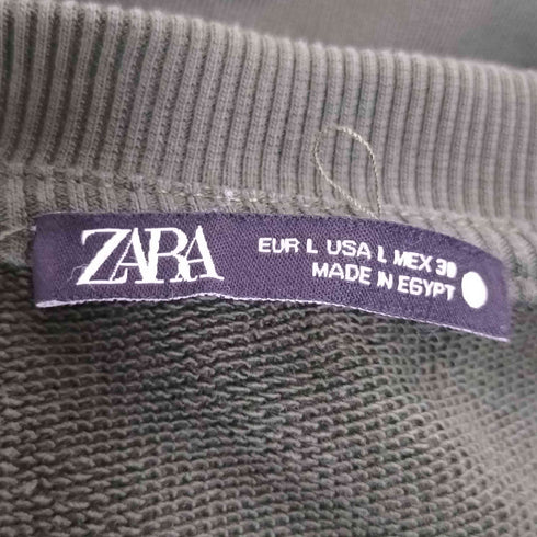 ザラ ZARA 立体刺繍 スウェット レディース import:L