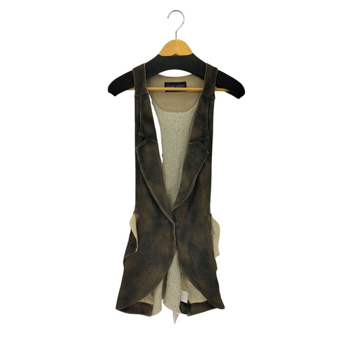 シェアースピリット SHARE SPIRIT 切替 コットン ロングベスト Y2K メンズ JPN:46