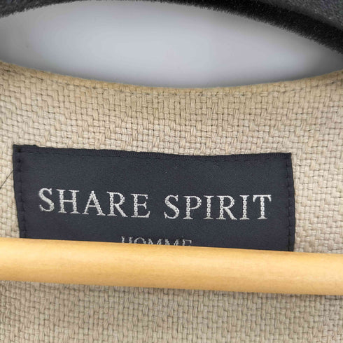 シェアースピリット SHARE SPIRIT 切替 コットン ロングベスト Y2K メンズ JPN:46