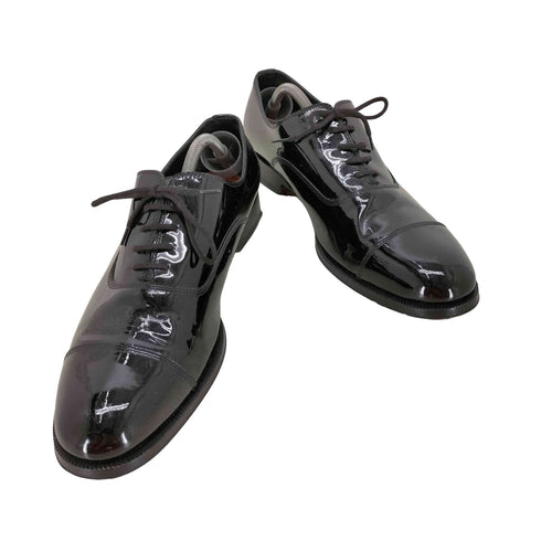ディースクエアード DSQUARED2 パテントレザー ストレートチップエナメルシューズ メンズ EUR:42.5