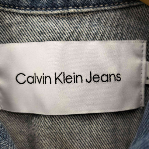 カルバンクラインジーンズ Calvin Klein Jeans 3rd型 ロゴ 刻印ボタン デニム ジャケット メンズ import:S