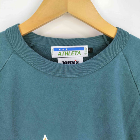 アスレタ ATHLETA JOHN'S USA製 ロゴプリントスウェット メンズ import:L