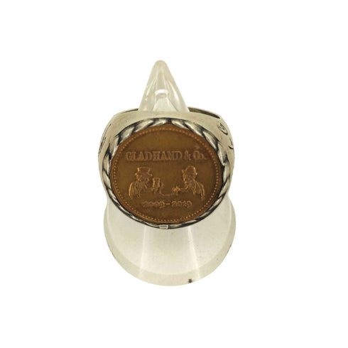グラッドハンド GLADHAND MEDAL RING 10th ANNIVERSARY 10周年 メダルリング メンズ 17号