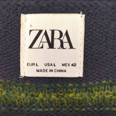 ザラ ZARA ジャガードニット メンズ JPN:L