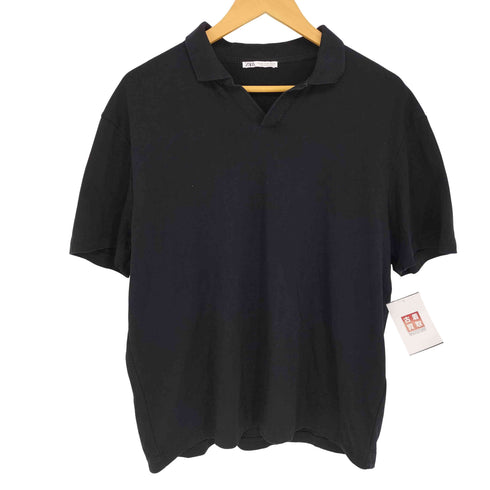 ザラ ZARA スキッパーポロ メンズ import:M