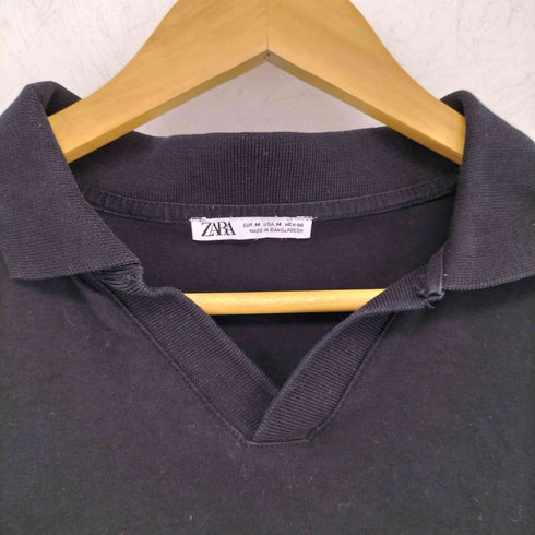 ザラ ZARA スキッパーポロ メンズ import:M