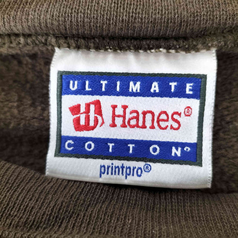 ヘインズ Hanes 90S ブランク クルーネック プルオーバー スウェット トレーナー メンズ 2XL