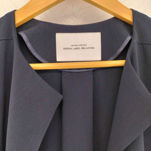 ユナイテッドアローズグリーンレーベルリラクシング UNITED ARROWS green label relaxing ビンテージツイル ロングガウンコート レディース JPN:38