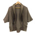 ハートイッセイミヤケ Haat ISSEY MIYAKE ラムレザーショール ウールカシミヤ ボレロ レディース