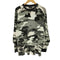 サウスポール SOUTHPOLE 00S 迷彩 カモ柄 モノクロ サーマル L/S カットソー ロンT メンズ import:L