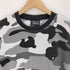 サウスポール SOUTHPOLE 00S 迷彩 カモ柄 モノクロ サーマル L/S カットソー ロンT メンズ import:L