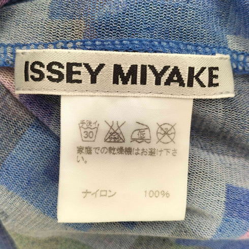 イッセイミヤケ ISSEY MIYAKE ピクセル モザイク 幾何学 セカンドスキン パワーネット レディース JPN:2