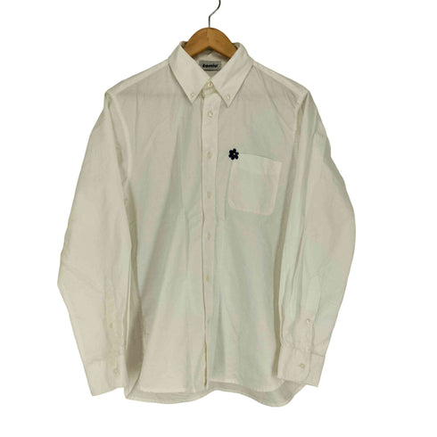 KEMIO ICONIC OXFORD SHIRT ワンポイント花柄刺繍 ボタンダウンシャツ レディース