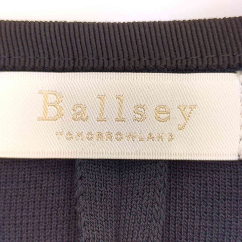 ボールジー BALLSEY ミラノリブ フロントオープンカーディガン レディース S
