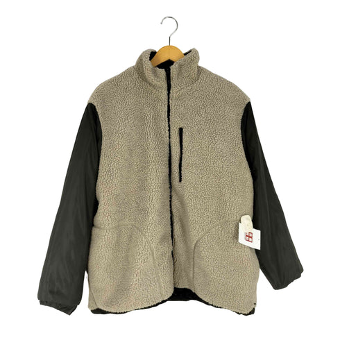 エマクローズ EMMA CLOTHES リバーシブル オーバーサイズ スタンドカラー ボア切替 エコダウンジャケット メンズ JPN:M