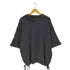 クレイル CLEL Hand Stitched Short Sleeve Side Lace Knit ハンドステッチ ショートスリーブ レースニット レディース JPN:M