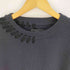 クレイル CLEL Hand Stitched Short Sleeve Side Lace Knit ハンドステッチ ショートスリーブ レースニット レディース JPN:M