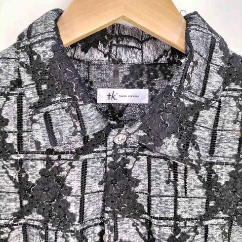 ティーケータケオキクチ tk. TAKEO KIKUCHI レースデザインシャツ メンズ JPN:M
