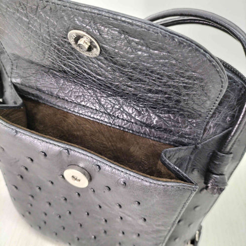 JRAタグ OSTRICH / オーストリッチ レザーショルダーバッグ レディース ONE SIZE