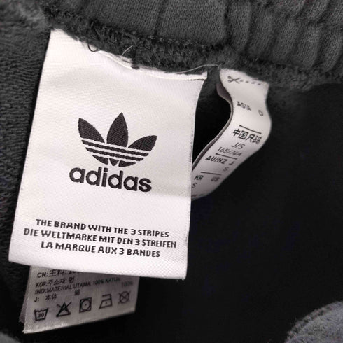 アディダス adidas トレフォイル ロゴ ALL AROUND THE WORLD プリント パッチ付き スウェット パンツ メンズ S
