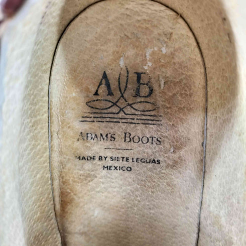 adam's boots ウエスタンショートブーツ メンズ
