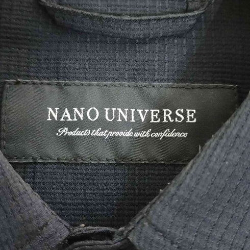 ナノユニバース NANO universe ドットエアーワイドシャツ メンズ JPN:M