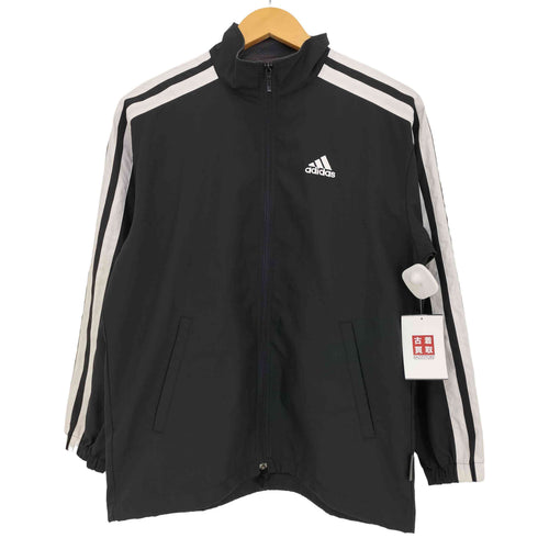 アディダス adidas 00s 万国旗タグ 復刻 CLIMA LITE 3ストライプ パフォーマンスロゴ刺繍 ジップアップブルゾン レディース 150
