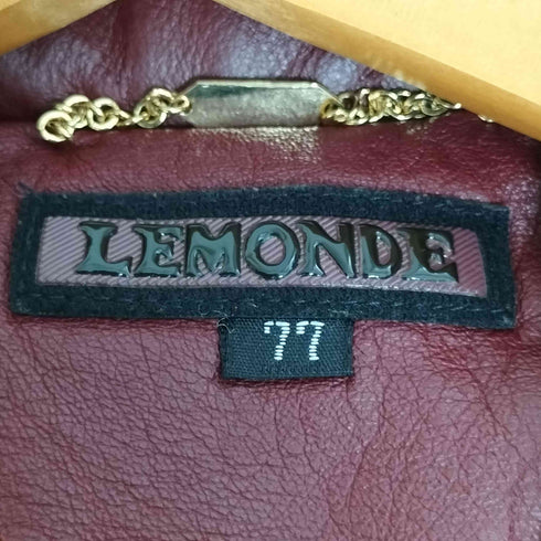 LEMONDE シープスキン 羊革 ショートコート レディース 77