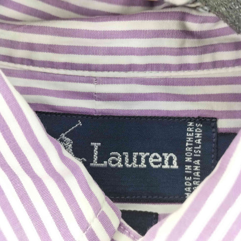 ラルフローレン RALPH LAUREN スモールポニー刺繍 L/S BD ストライプシャツ メンズ JPN:L