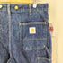 カーハート Carhartt USA製 DOUBLE FRONT DENIM WORK PANT ダブルニー デニム パンツ メンズ 34×32