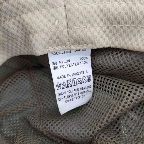 ノーロール NOROLL TARP HAT ナイロン バケットハット メンズ