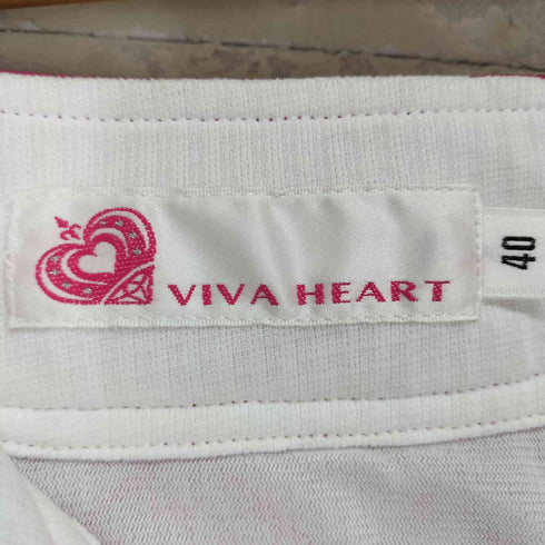 VIVA HEART リボン刺繍 キルティングスカート Y2K レディース 40