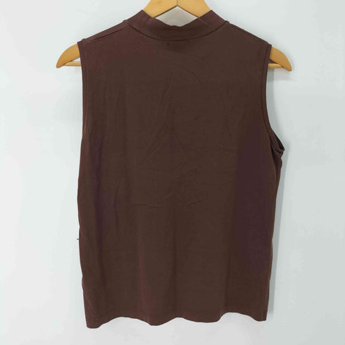 ハンドバーク handvaerk 60/2 BOTTLE NECK SLEEVELESS T-SHIRT ボトルネックノースリーブTシャツ レディース