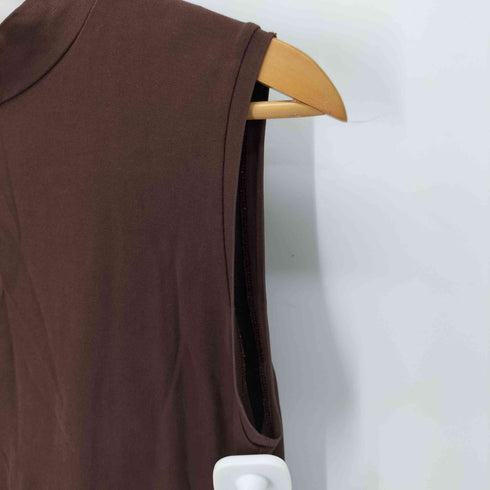 ハンドバーク handvaerk 60/2 BOTTLE NECK SLEEVELESS T-SHIRT ボトルネックノースリーブTシャツ レディース