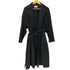 ブラックバイマウジー BLACK by moussy メルトンロングスリットコート レディース FREE