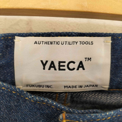 ヤエカ YAECA ワイドクロップドデニムパンツ メンズ 31