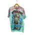 フルーツオブザルーム FRUIT OF THE LOOM 90s USA製 1993 袖裾シングル タイダイ柄 SHIPS OF FOOLS 両面プリントバンドTシャツ メンズ XL