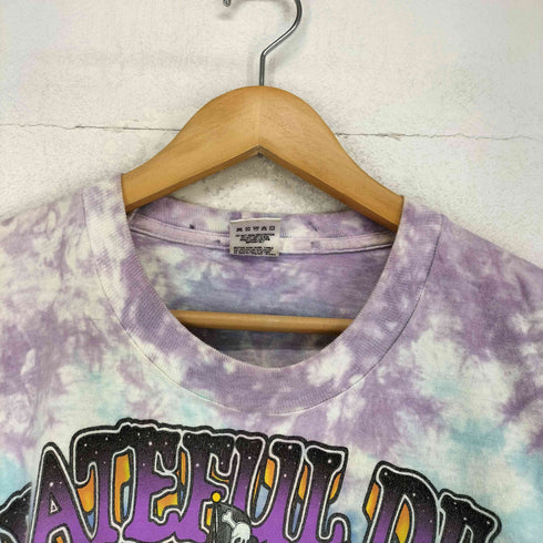 フルーツオブザルーム FRUIT OF THE LOOM 90s USA製 1993 袖裾シングル タイダイ柄 SHIPS OF FOOLS 両面プリントバンドTシャツ メンズ XL